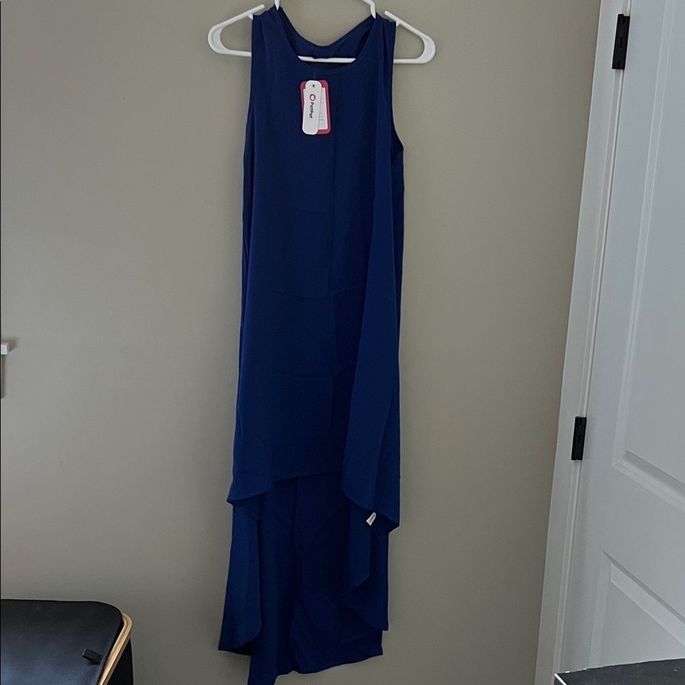 PatPat Navy High Low Dress